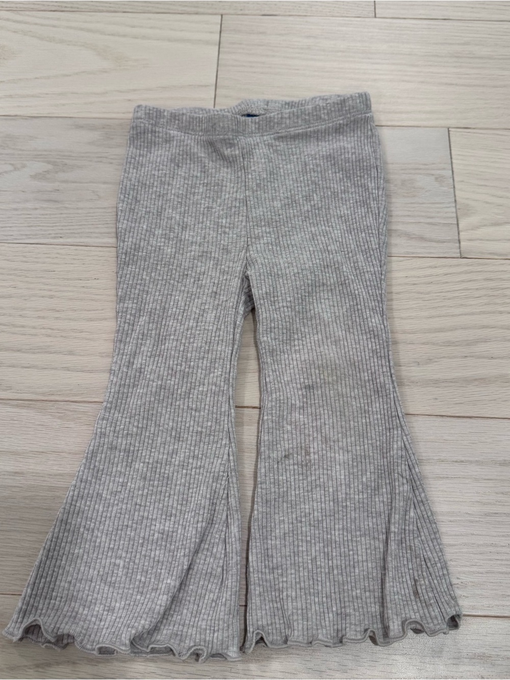 Old Navy Grey Ribbed Flared Pants 18-24m
